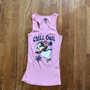 Chilly Willy Girls Penguin Tank Top